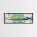 Surfboard Art, Beach Decor, Coastal Wall Art, Surfboard Painting, Beach Art, Bedroom Wall Art, Canvas Print, Framed Canvas Print