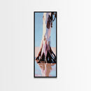 Tree trunk Coastal Home Decor, Blue Sky Painting, Seaside Aesthetic, Living Room Art, Canvas Print, Housewarming Gift