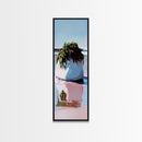 Coastal Rock, Ocean Wall Art, Minimalist Seascape, Framed Canvas Print, Abstract Beach, Contemporary Painting, Living Room Wall Art
