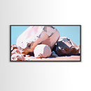 Rock Formations, Desert Landscape, Warm Neutrals, Canvas Print, Bohemian Wall Art, Modern Minimalist Decor, Earthy Tones, Bedroom Wall Art