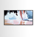 Splashing Waves, Water Reflections, Summer Art, Canvas Print, Beach Wall Decor, Coastal Home Art, Living Room Painting, Blue Seascape