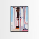 Open Door, Sunlit Entryway, Warm Aesthetic, Canvas Print, Cozy Home Decor, Minimalist Art, Farmhouse Wall Art, Living Room Decor