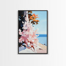 Fall Blossoms, Autumn Aesthetic, Warm Colors, Cozy Vibes, Framed Canvas Print, Living Room Wall Art, Seasonal Decor, Nature Inspired