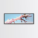 Desert Tree, Abstract Landscape, Earthy Tones, Canvas Print, Minimalist Nature Art, Living Room Wall Decor, Modern Boho Painting