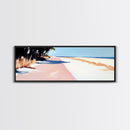 Beach Path, Sand Dunes, Coastal Landscape, Office Wall Art, Minimalist Seascape, Neutral Aesthetic, Framed Canvas Print, Modern Home Design