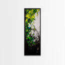 Vibrant Forest, Green Abstract Art, Nature Inspired Wall Decor, Framed Canvas Print, Rustic Home Decor, Boho Wall Art, Entryway Art
