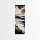 Monochrome Wave, Black White Ocean Art, Surf Seascape, Minimalist Beach Print, Nautical Decor, Coastal Wall Art, Canvas Print