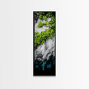Green Abstract, Nature Inspired, Botanical Art, Canvas Print, Lush Leaves, Modern Home Decor, Office Wall Art, Contemporary Wall Art