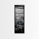 Ocean Depths, Coastal Art, Black and White Photography, Canvas Print, Beach Wall Art, Nautical Decor, Ocean Print, Modern Home Decor