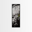 Ocean Storm, Dramatic Seascape, Black and White Art, Framed Canvas Print, Coastal Wall Decor, Moody Art, Unique Gift