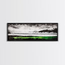 Stormy Beach, Coastal Landscape, Black and White, Canvas Print, Large Wall Art, Modern Home Decor, Bedroom Wall Art, Minimalist Aesthetic