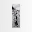 Driftwood, Nature Path, Earthy Decor, Rustic Home Style, Framed Canvas Print, Living Room Wall Art, Natural Landscape Photography