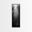 Kelp Forest, Underwater Light, Ocean Depths, Canvas Print, Bathroom Wall Art, Marine Inspired Decor, Nature Photography, Minimalist Style