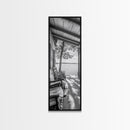 Lake Porch View, Rustic Charm, Cabin Vibes, Relaxing Nature Scene, Framed Canvas Print, Farmhouse Decor, Cozy Living Room Wall Art, Lakehouse Art