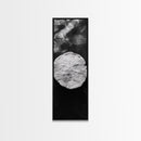 Sand Dollar Print, Minimalist Beach Decor, Sea Shell Wall Art, Coastal Bathroom or Nursery Style, Framed Canvas Print, Ocean Texture