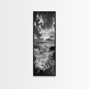 Ocean Splash, Dramatic Sunset, Crashing Waves, Sky Contrast, Canvas Print, Nautical Art, Coastal Bathroom Decor, Bold Seascape