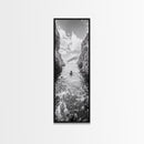 Ocean Escape, Cliff Swim, Travel Photography, Freedom Moment, Canvas Print, Minimalist Wall Art, Bathroom Decor, Beach House Art
