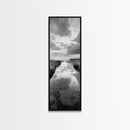 Tidal Pool, Ocean Reflection, Shore Calm, Seascape Beauty, Canvas Print, Minimalist Bathroom Art, Coastal Vibes, Tranquil Decor