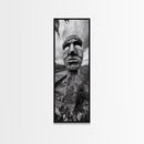 Tribal Mask, Railway Art, Abstract Face, Canvas Print, Surreal Wall Art, Eclectic Living Room Decor, Boho Urban Art, Monochrome Photography