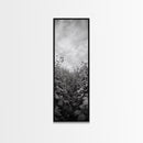 Wild Berry Path, Autumn Botanical Art, Overgrown Garden Scene, Fall Nature Photography, Rustic Kitchen Decor, Framed Canvas Print