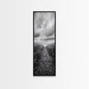 Wheat Field Trail, Countryside Autumn Path, Rustic Farm Landscape, Tranquil Earthy Wall Art, Bedroom or Hallway, Canvas Print
