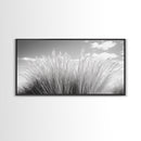 Windswept Grasses, Nature Wall Decor, Prairie Minimalist, Field Botanical Print, Canvas Print, Kitchen Wall Art, Soft Fall Farmhouse Style