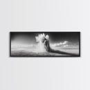 Sand Eruption, Desert Energy, Dust Storm, Framed Canvas Print, Modern Abstract Art, Office Wall Art, Dynamic Nature Photography