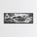 Windswept Dune Trail, Dramatic Sky, Nature Path, Beach Landscape, Framed Canvas Print, Rustic Wall Art, Fall Decor, Bedroom Art, Boho Vibes