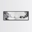 Snow Trees, Dreamy White, Winter Fantasy, Canvas Print, surreal landscape art, fantasy winter decor, magical room aesthetic, Christmas wall art