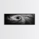 Ocean Vortex, Surreal Motion, Abstract Water, Canvas Print, Modern Coastal Decor, Bathroom Wall Art, Minimalist Abstract Photography