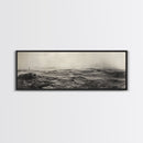 Windy Field, Dust Storm, Desert Mist, Dystopian Vibes, Canvas Print, Fall Office Wall Art, Moody Landscape Photography, Earth Tones