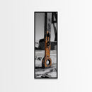 Industrial Detail, Rusty Metal, Minimalist Style, Grunge Wall Decor, Framed Canvas Print, Garage Art, Man Cave Wall Art