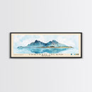Chatham Island, New Zealand Watercolor Print, Vacation Gift, New Zealand Wall Art, Beach Painting, Beach Decor, Large Wall Art, Wood Frame Art