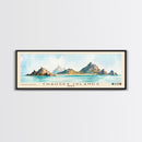 Chausey Islands, France Watercolor Beach Print, Vacation Gift, France Wall Art, Framed Canvas Print, Framed Beach Painting