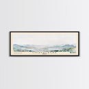 Costalegre, Mexico Watercolor Print, Vacation Gift, Mexico Wall Art, Beach Painting, Beach Decor, Large Wall Art, Wood Frame Art