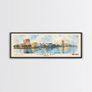 Curacao, Curacao Watercolor Beach Print, Vacation Gift, Curacao Wall Art, Beach Painting, Beach Decor, Beach Painting