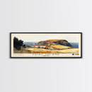 Faial Island, Portugal Watercolor Beach Print, Vacation Gift, Portugal Wall Art, Framed Canvas Print, Framed Beach Painting