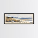 New Chums Beach, New Zealand Watercolor Print, Vacation Gift, New Zealand Wall Art, Beach Painting, Beach Decor, Large Wall Art, Wood Frame Art