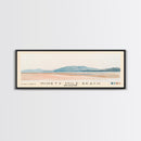 Ninety Mile Beach, New Zealand Watercolor Print, Vacation Gift, New Zealand Wall Art, Beach Painting, Beach Decor, Large Wall Art, Wood Frame Art