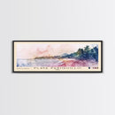 Playa Pariquillo, Cuba Watercolor Print, Vacation Gift, Cuba Wall Art, Beach Painting, Beach Decor, Large Wall Art, Wood Frame Art