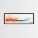 Puerto Cisnes, Chile Watercolor Beach Print, Vacation Gift, Chile Wall Art, Beach Painting, Beach Decor, Beach Painting
