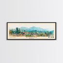 ROATAN, HONDURAS Watercolor Print, Vacation Gift, HONDURAS Wall Art, Beach Painting, Beach Decor, Large Wall Art, Wood Frame Art
