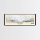 Sanna, Scotland Watercolor Print, Vacation Gift, Scotland Wall Art, Beach Painting, Beach Decor, Large Wall Art, Wood Frame Art