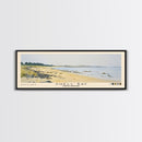 Shell Bay, United Kingdom Watercolor Beach Print, Vacation Gift, United Kingdom Wall Art, Framed Canvas Print, Framed Beach Painting