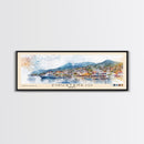 Zihuatanejo, Mexico Watercolor Beach Print, Vacation Gift, Mexico Wall Art, Framed Canvas Print, Framed Beach Painting