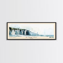 Étretat, France Watercolor Print, Vacation Gift, France Wall Art, Beach Painting, Beach Decor, Large Wall Art, Wood Frame Art
