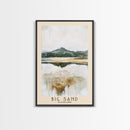 Big Sand, Scotland Watercolor Beach Print, Vacation Gift, Scotland Wall Art, Beach Painting, Beach Decor, Beach Painting