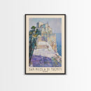 San Nicola di Tremiti, Italy Watercolor Beach Print, Vacation Gift, Italy Wall Art, Beach Painting, Beach Decor, Beach Painting