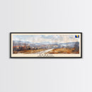 Brčko Bosnia Wall Art, Panoramic Travel Poster, Panoramic Framed Canvas Print, City Wall Art, Wall Hanging Home Decor, Travel Art