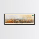 Dobrich Bulgaria Travel Art, City Art, Framed Canvas Print or Metal Wall Art, Europe Travel Poster, Panoramic Wall Art, Extra Wide Wall Art